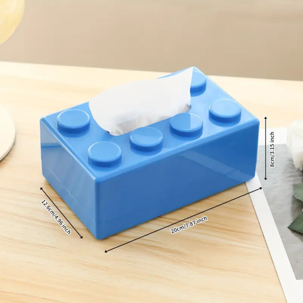 Building Blocks Tissue Box Cover