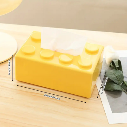 Building Blocks Tissue Box Cover