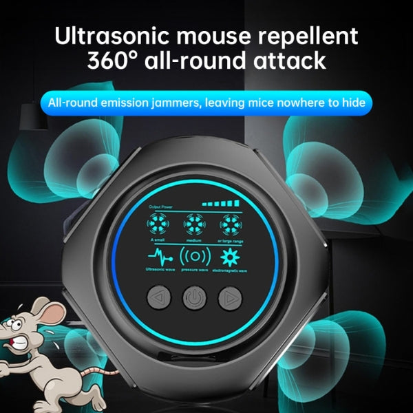 Plug-In Ultrasonic Rat Repeller Silent 3200 Sq Ft In/Out