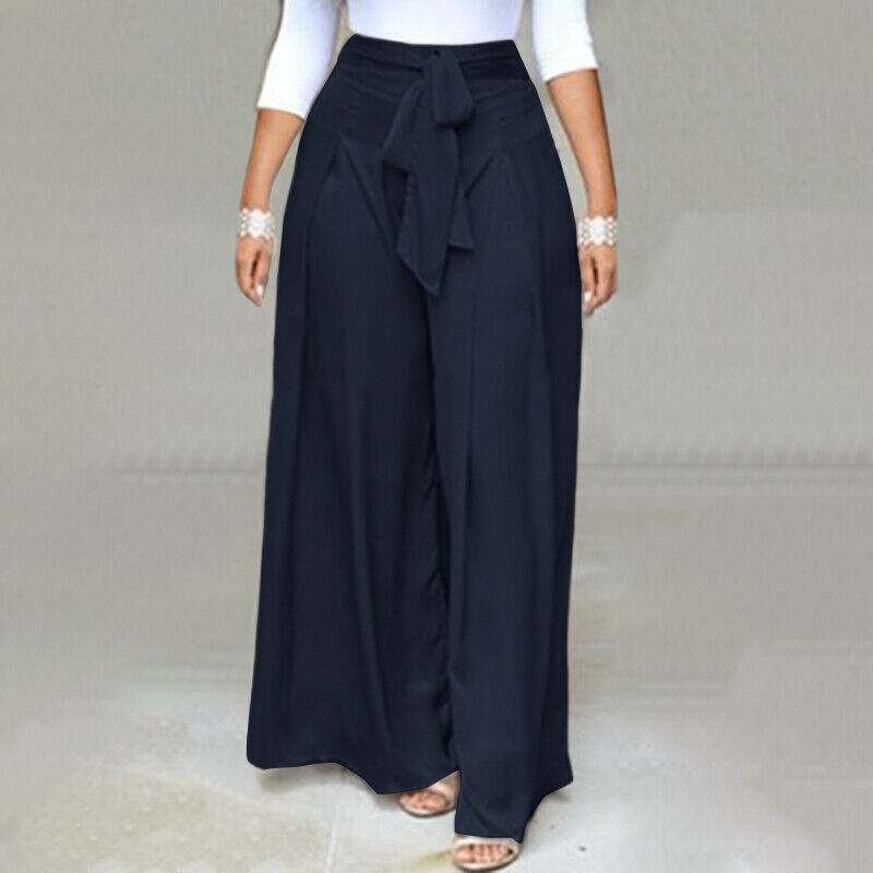 Plus Size Flowy Palazzo Pants