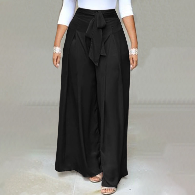Plus Size Flowy Palazzo Pants