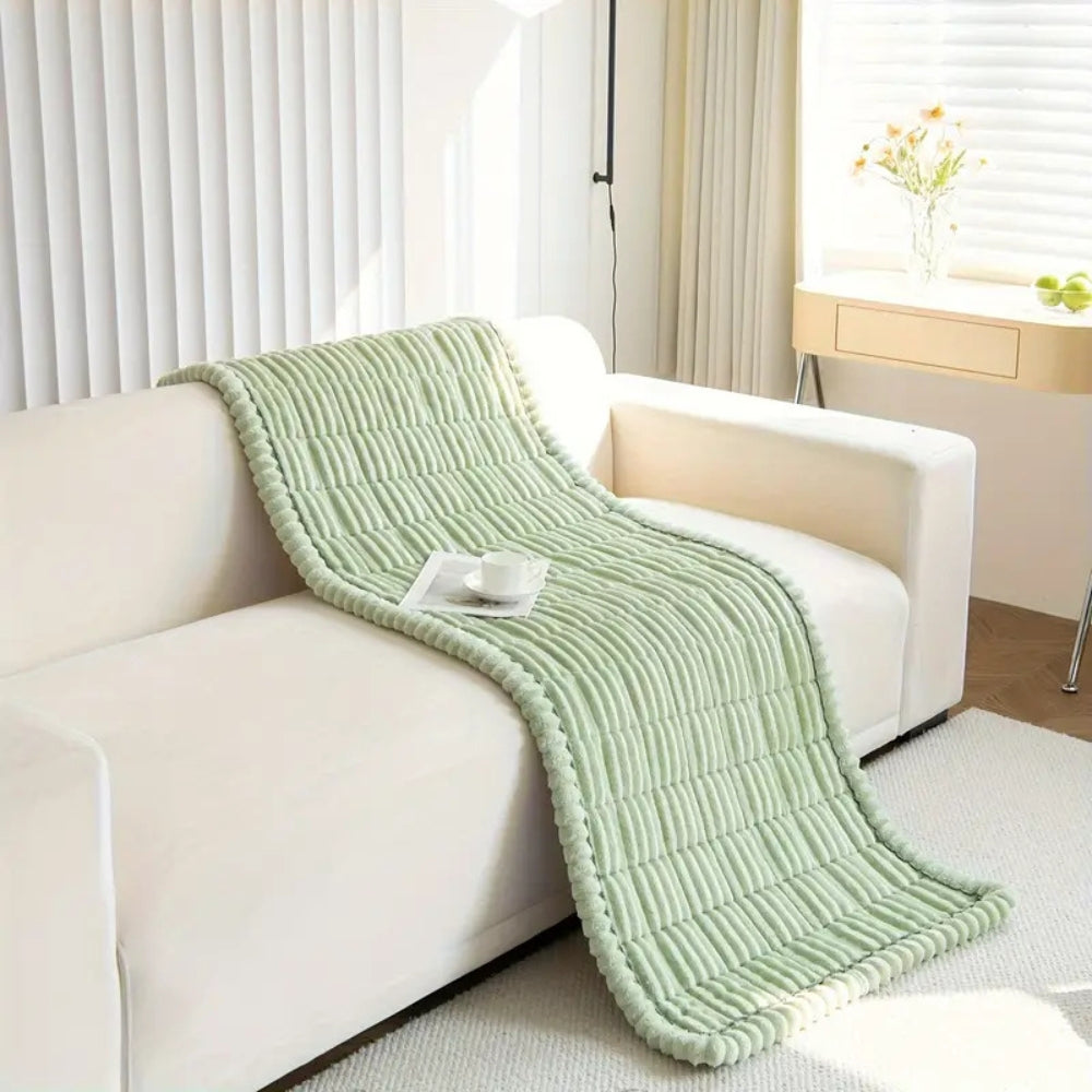 Soft Sofa Protector with Pleated Hem
