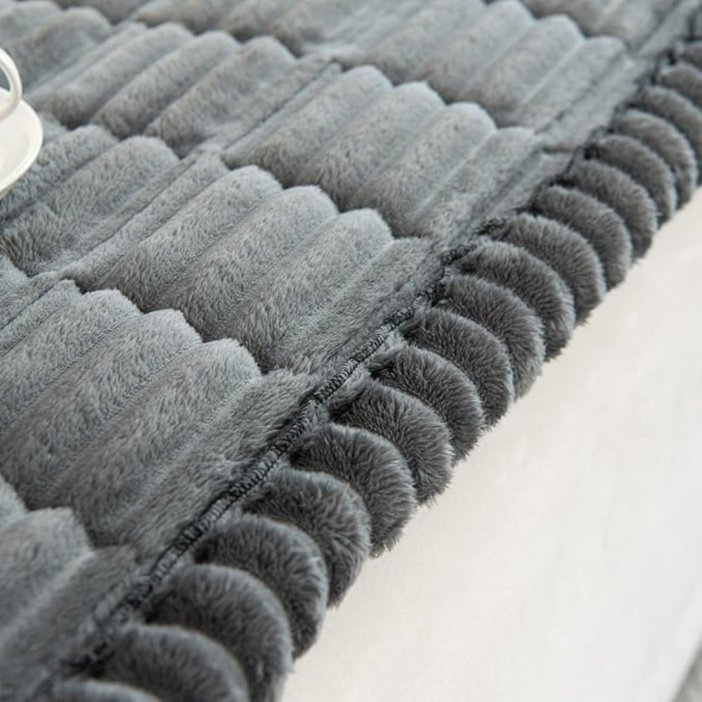 Soft Sofa Protector with Pleated Hem