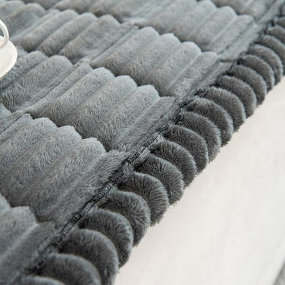 Soft Sofa Protector with Pleated Hem