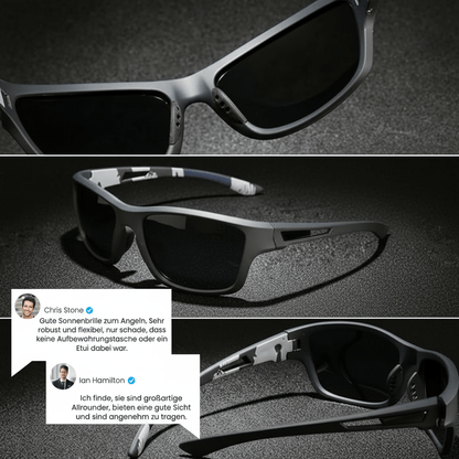 POLARSPORTX Pro: Polarized sunglasses, UV400 protection for active days