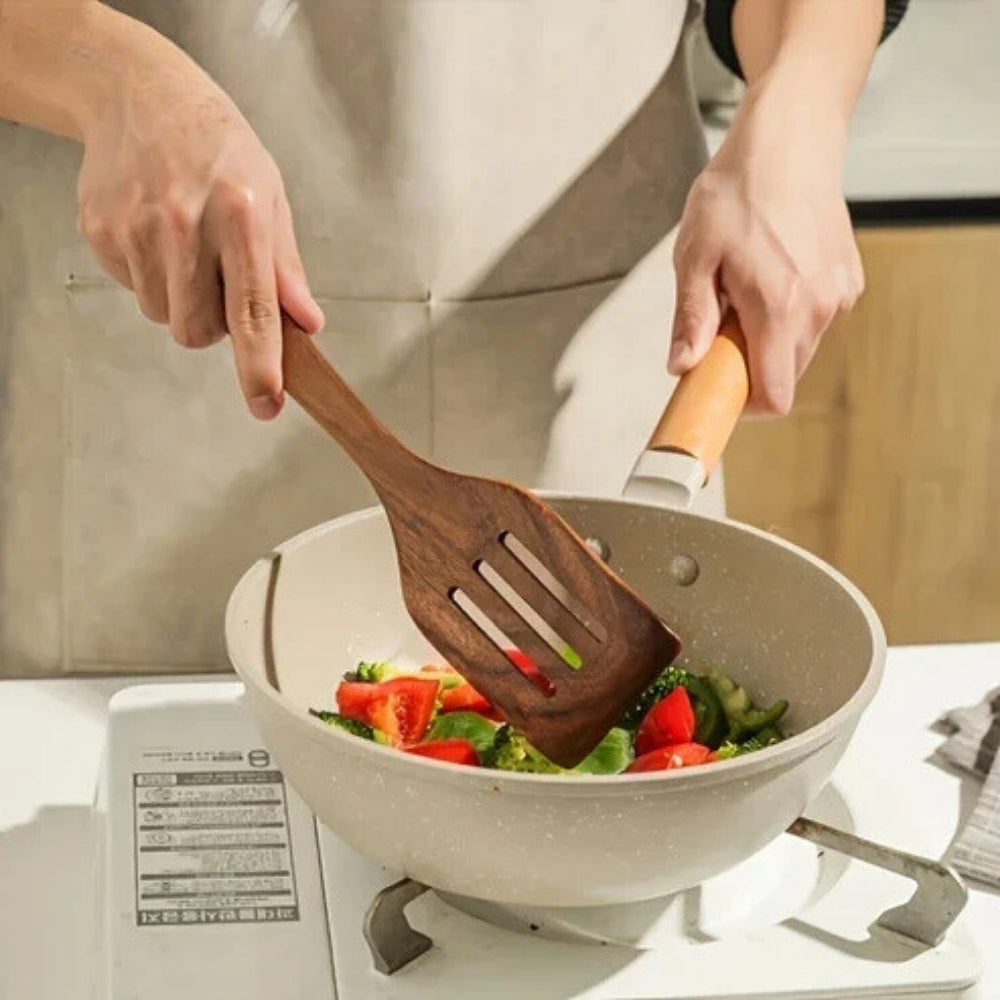 7-Piece Wooden Kitchen Utensil Set