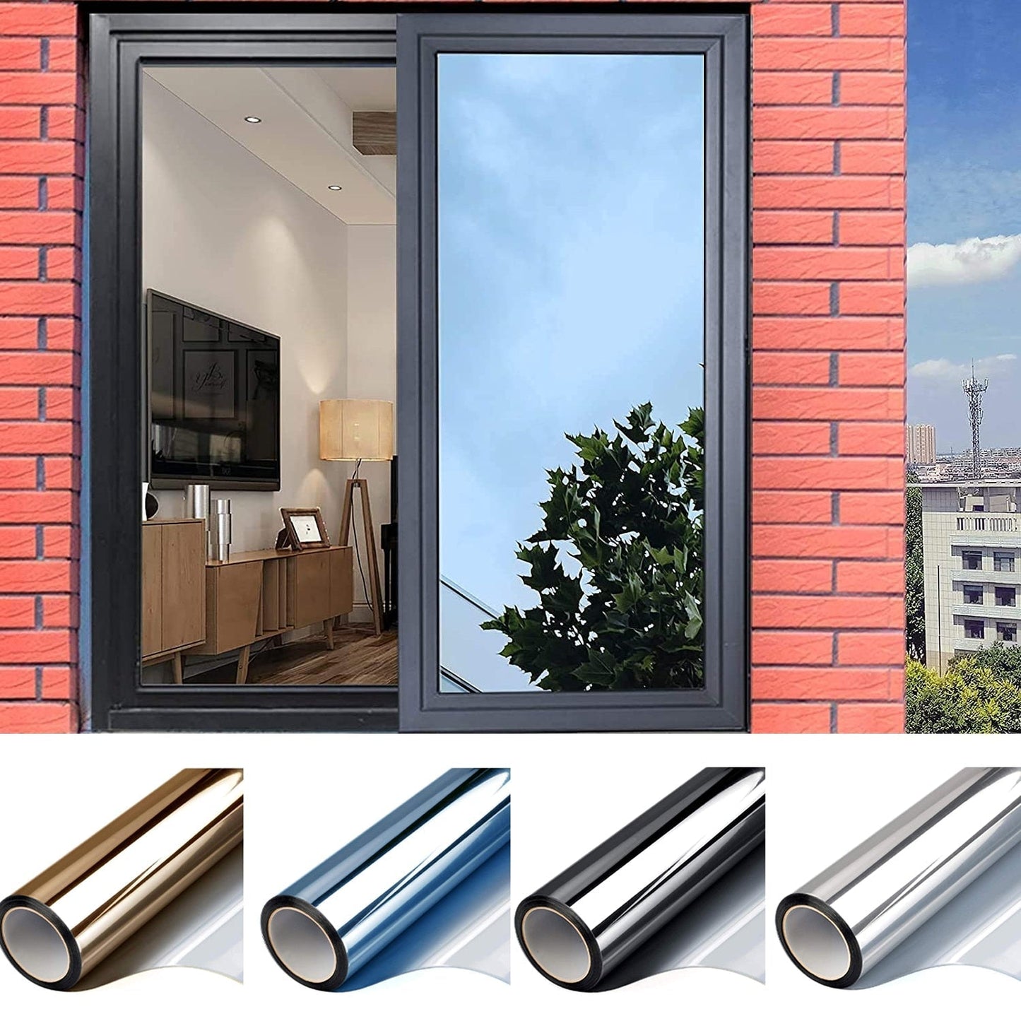 Static Cling Window Film for Privacy