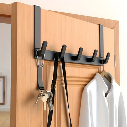 Over-the-Door 5 Hook Organizer Rack