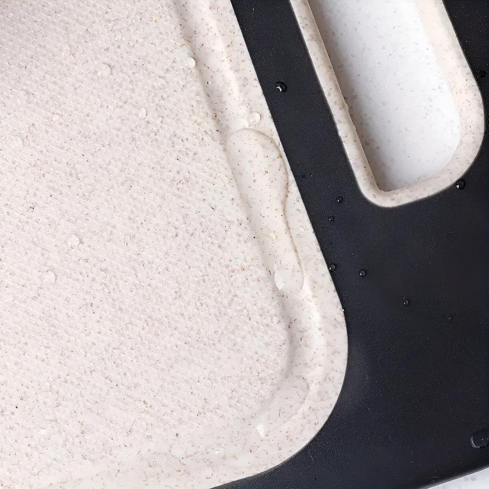 Dual-Sided Stainless Steel & Rice Husk Cutting Board
