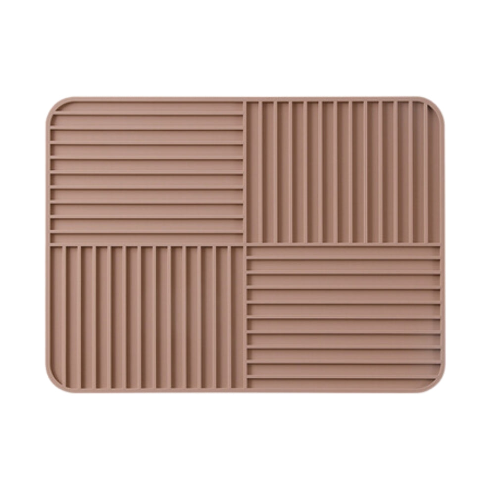 Foldable Silicone Drying Mat with Ridges