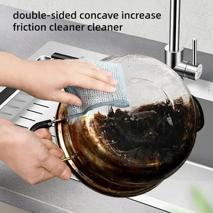 Steel Wire Dish Cloth - Reusable & Powerful Cleaning