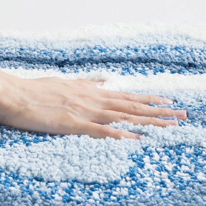 Beach Footprints Accent Bath Rug - 20"x31"
