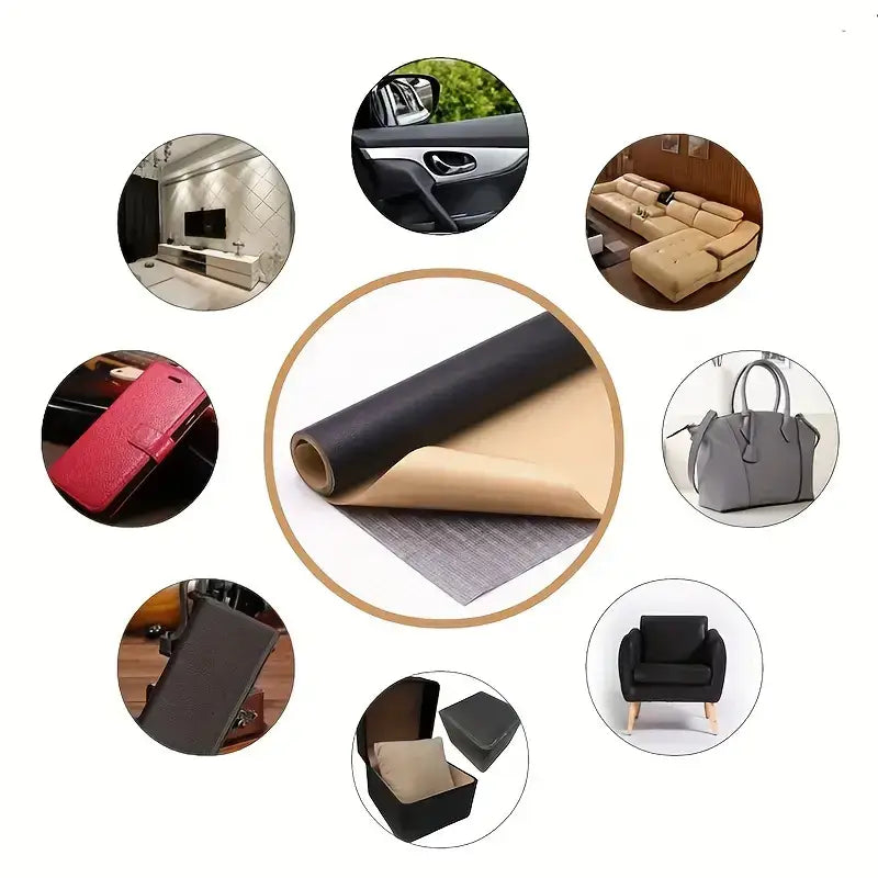 Self-Adhesive Leather Repair Patches - Leather Repair Kit