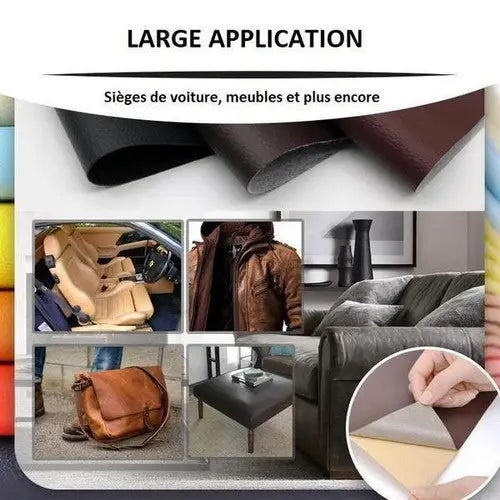 Self-Adhesive Leather Repair Patches - Leather Repair Kit