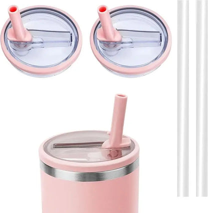 Set of 2 Replacement Lids with Straw for Stanley Cup and Hydro Jug 40 oz