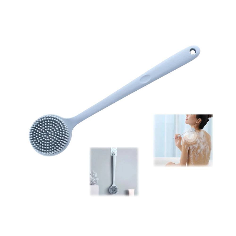 Long Handle Silicone Bath Brush - Clean & Exfoliate