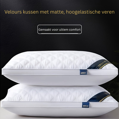Sleep Comfort Set - 2 Hypoallergenic 3D Pillows for Hotel Quality Sleep