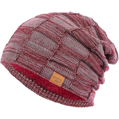Slouch Beanie – Warm Knitted Winter Hat - Luca