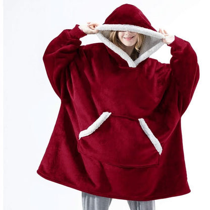 SNUGGOVA – Fleece Hooded Blanket for Ultimate Comfort