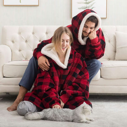 SNUGGOVA – Fleece Hooded Blanket for Ultimate Comfort