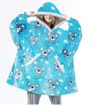 SNUGGOVA – Fleece Hooded Blanket for Ultimate Comfort