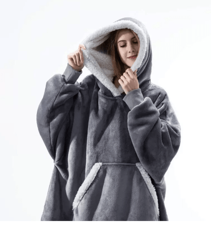 SNUGGOVA – Fleece Hooded Blanket for Ultimate Comfort