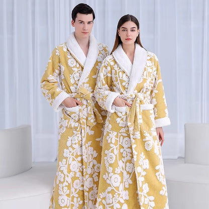 Luxe Jacquard Robe - Cozy & Elegant