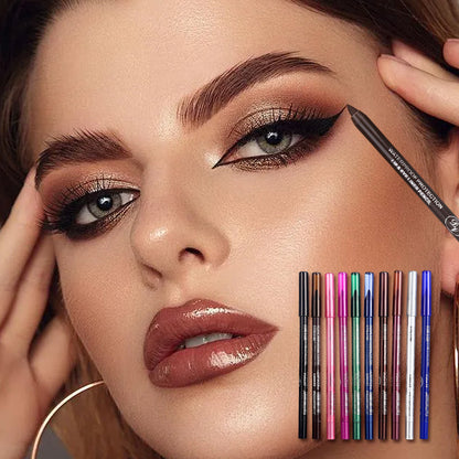 💗 LAST DAY PROMOTION - 50%OFF💗2025 new beauty favorite💕10 Colored Eyeliner Gel Pens