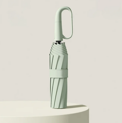 Wind-Resistant Umbrella with Reflective Band