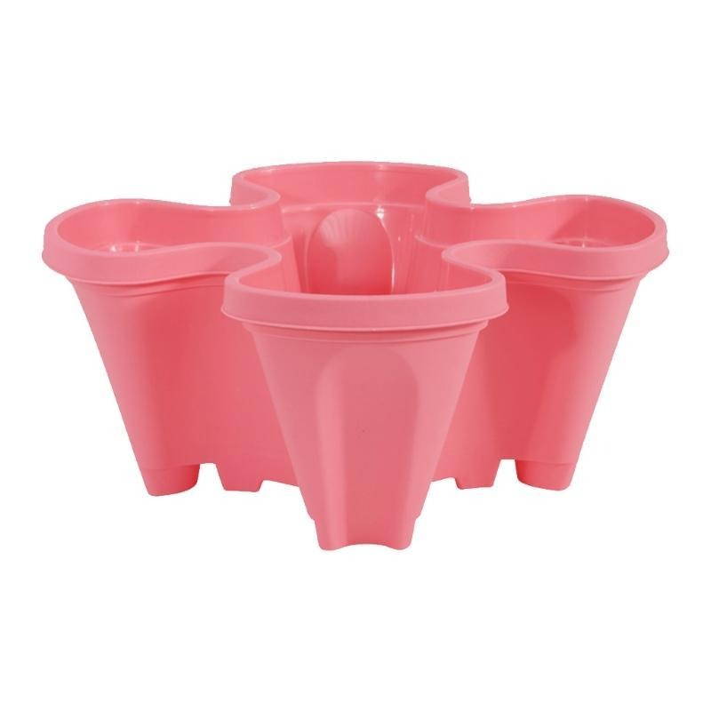 Vertical Stackable Planters - 4 Tier Garden Pots