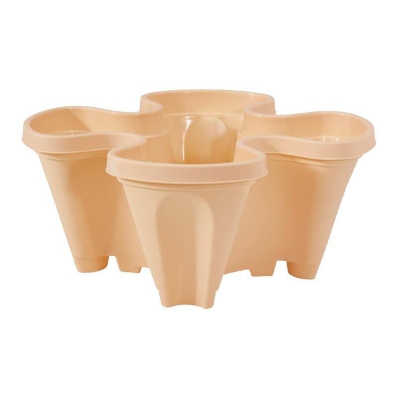 Vertical Stackable Planters - 4 Tier Garden Pots