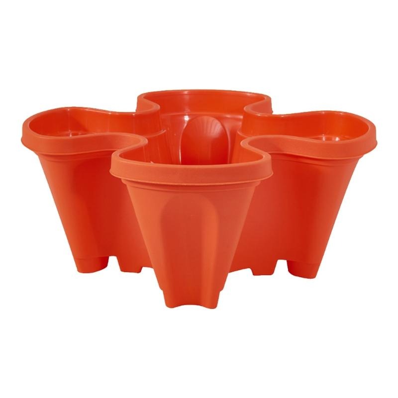 Vertical Stackable Planters - 4 Tier Garden Pots