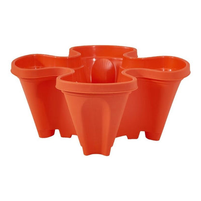 Vertical Stackable Planters - 4 Tier Garden Pots