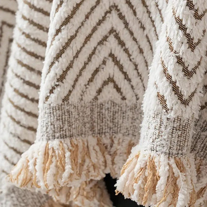 Striped Herringbone Sofa Protector