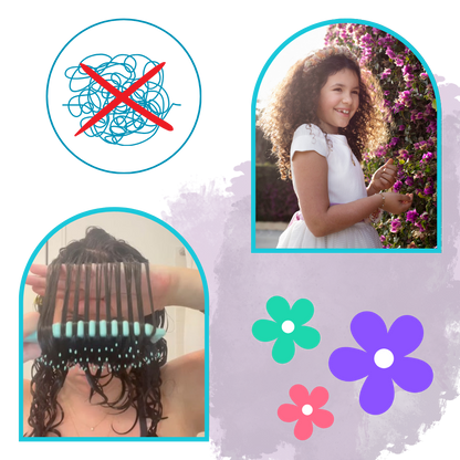 Tangle-Free Curl Defining Brush