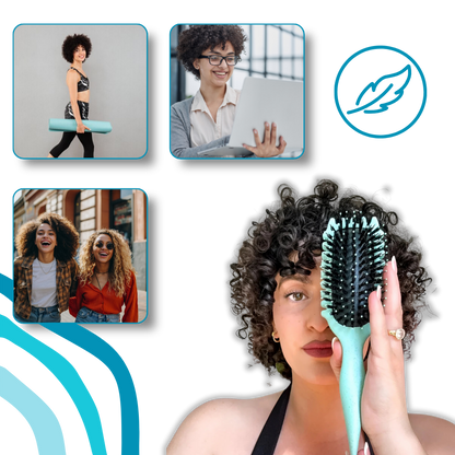 Tangle-Free Curl Defining Brush