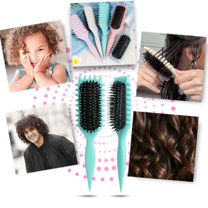 Tangle-Free Curl Defining Brush