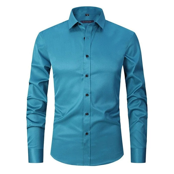 Men's Slim Fit Stretch Dress Shirt
