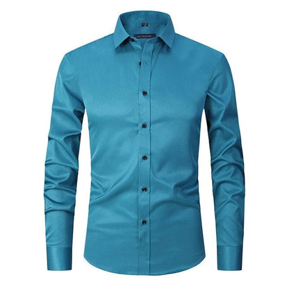 Men's Slim Fit Stretch Dress Shirt