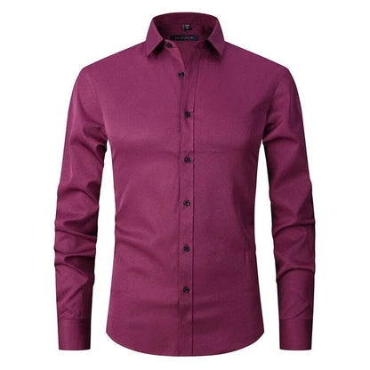 Men's Slim Fit Stretch Dress Shirt
