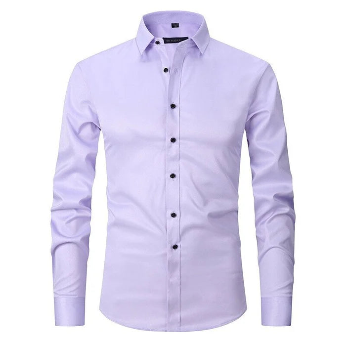 Men's Slim Fit Stretch Dress Shirt