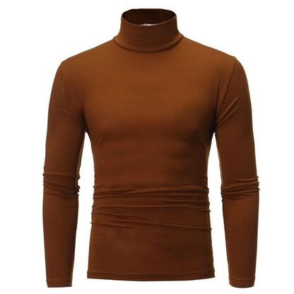 Men's High Neck Long Sleeve Thermal Top