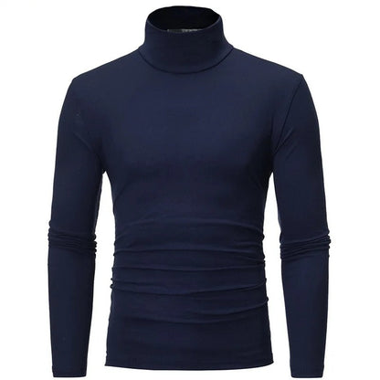 Men's High Neck Long Sleeve Thermal Top