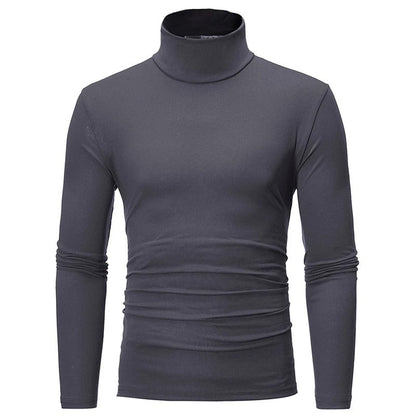 Men's High Neck Long Sleeve Thermal Top