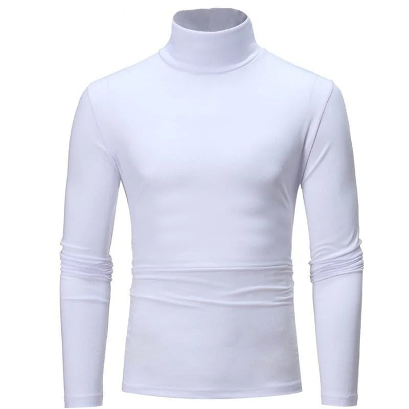 Men's High Neck Long Sleeve Thermal Top