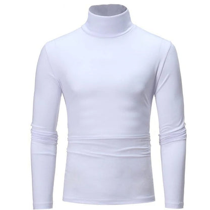 Men's High Neck Long Sleeve Thermal Top