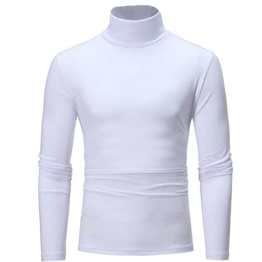 Men's High Neck Long Sleeve Thermal Top