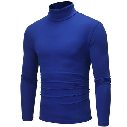 Men's High Neck Long Sleeve Thermal Top