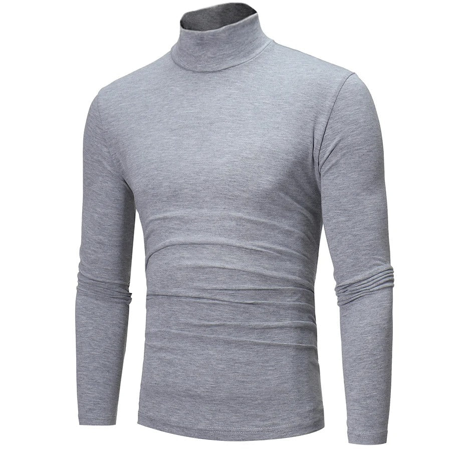 Men's High Neck Long Sleeve Thermal Top