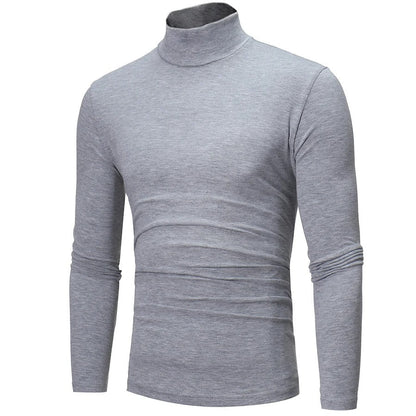Men's High Neck Long Sleeve Thermal Top